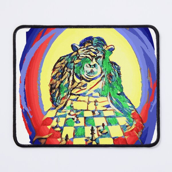 Item preview, chess player monkey designed and sold by Mammoths.