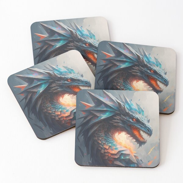 Item preview, Shardstorm Fury, Geometric Dragon Art designed and sold by DragonRealms.