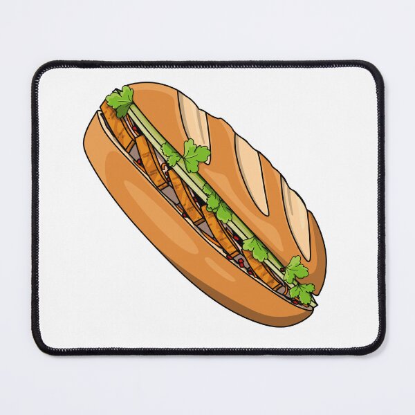 Item preview, Banh Mi Roast Pork Roll designed and sold by catnoodles-.