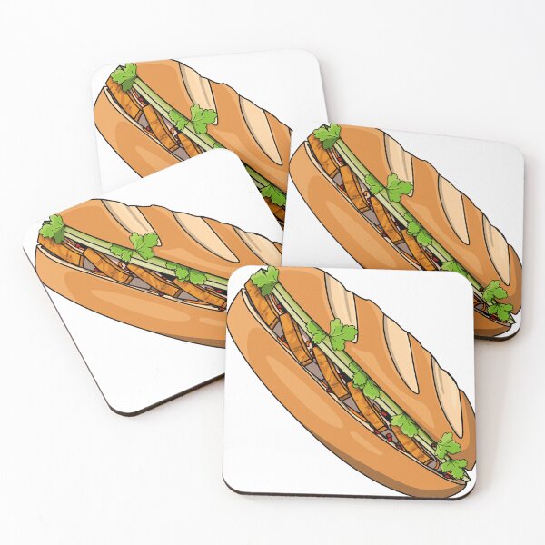 Item preview, Banh Mi Roast Pork Roll designed and sold by catnoodles-.