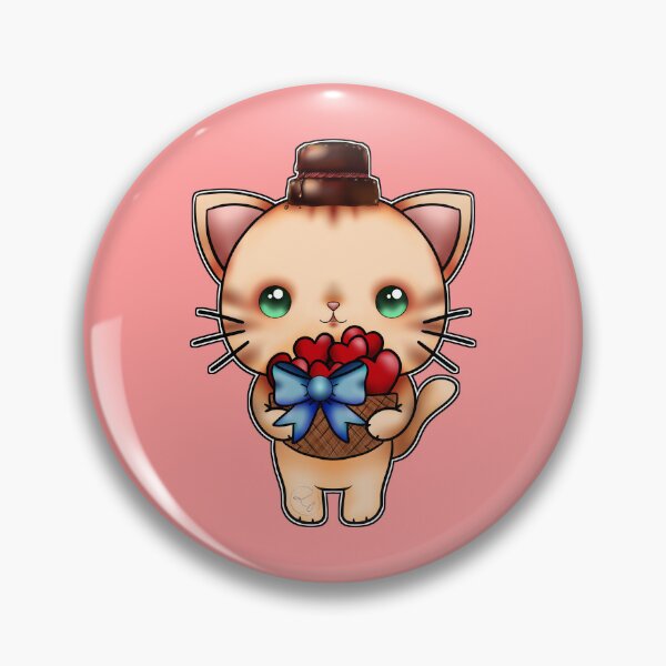 Item preview, San Valentine kitty designed and sold by Drawersofdraw.