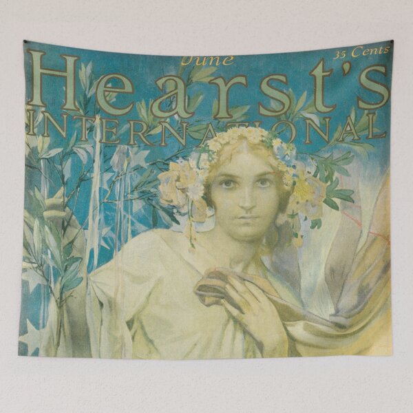 Item preview, Hearts Magazine cover, by Alphonse Mucha. HIGH DEFINITION designed and sold by MINDTHECHERRY.