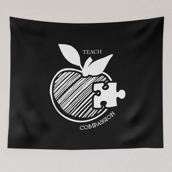 Item preview, Teach Compassion Shirt for Autism Awareness Teachers designed and sold by CreativeStrike.