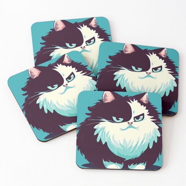 Item preview, Fluffy Tuxedo Mini Cat designed and sold by bryanw2.