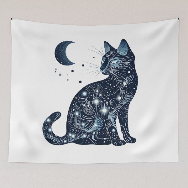 Item preview, Patterned cat designed and sold by TheRealmWithin.