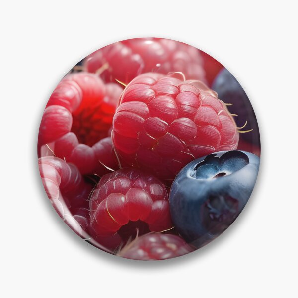 Artikelvorschau, Sweet And Refreshing Raspberry And Blueberry Pattern entworfen und verkauft von TheArtOfPat.