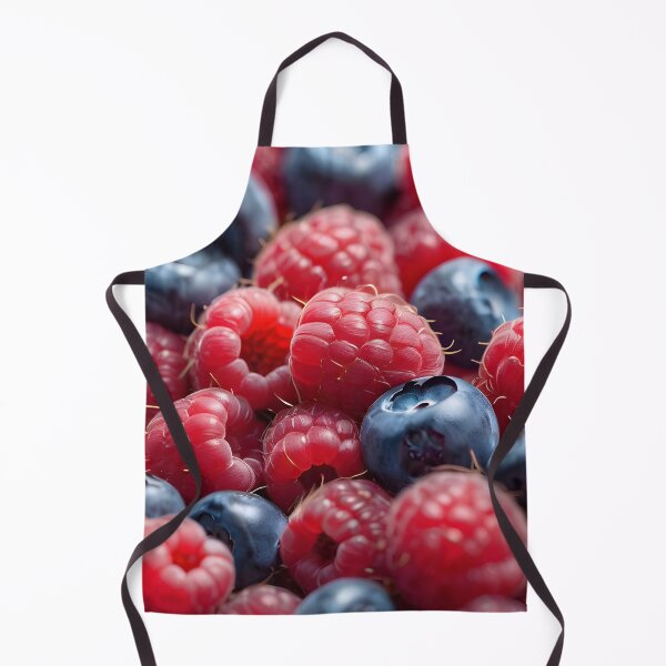 Aperçu de l'œuvre Sweet And Refreshing Raspberry And Blueberry Pattern créée et vendue par TheArtOfPat.