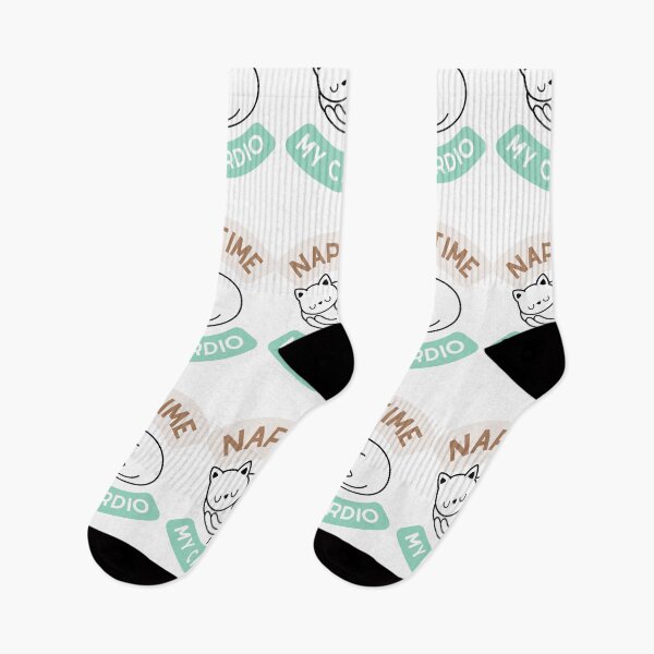 Item preview, Naptime is my cardio quote, sleeping cat designed and sold by raymishop.