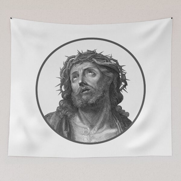 Item preview,  Jesus crucified Christ's crucifixion designed and sold by AMDG Line.