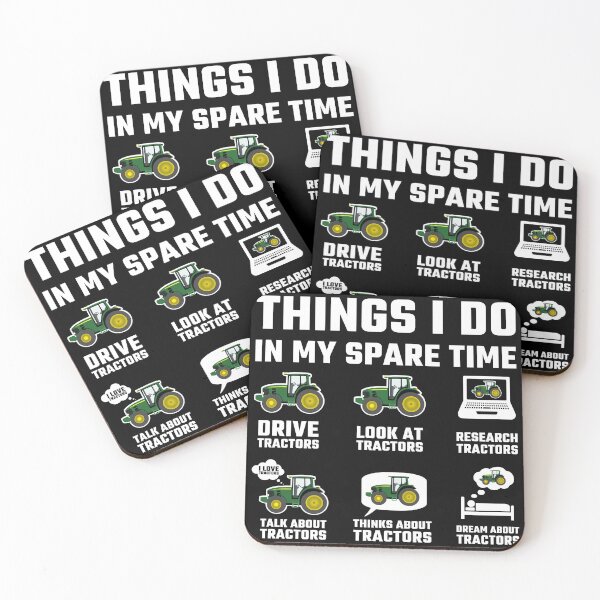 Item preview, 6 Things I Do in My Spare Time Tractor designed and sold by BloomMarch.