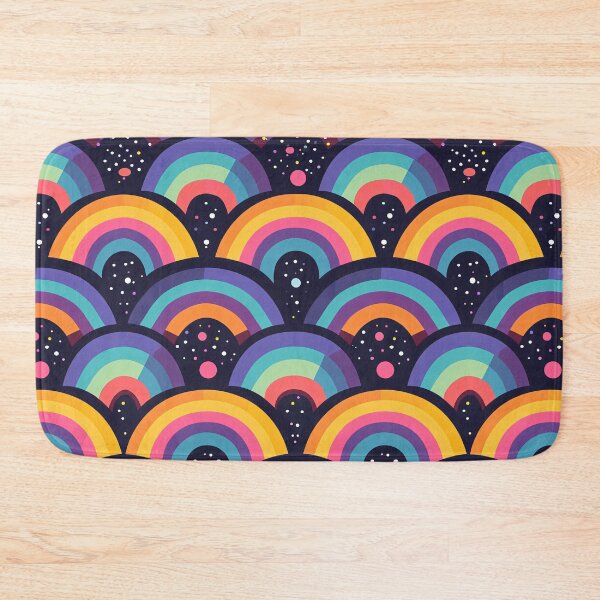 Item preview, Retro Rainbow Reverie - Vibrant '90s Inspired Design designed and sold by Sir Meow Meow.