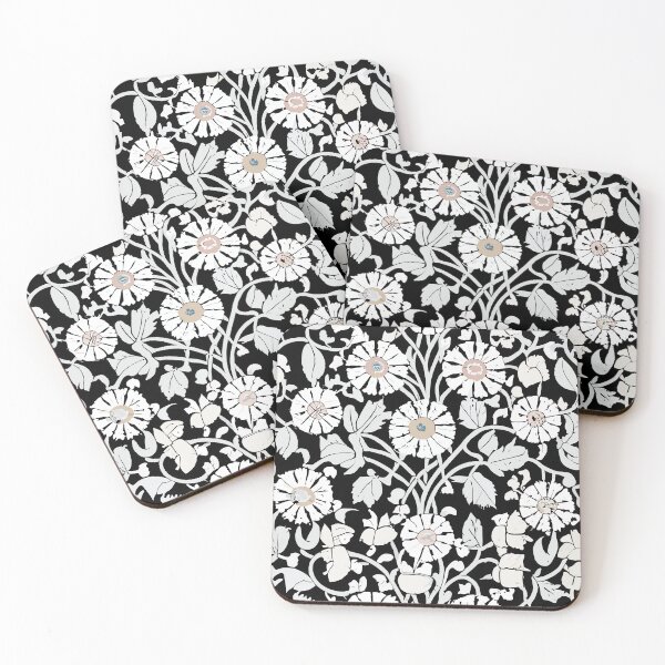 Item preview, Monochromatic Art Nouveau Flowers designed and sold by SamJanner.