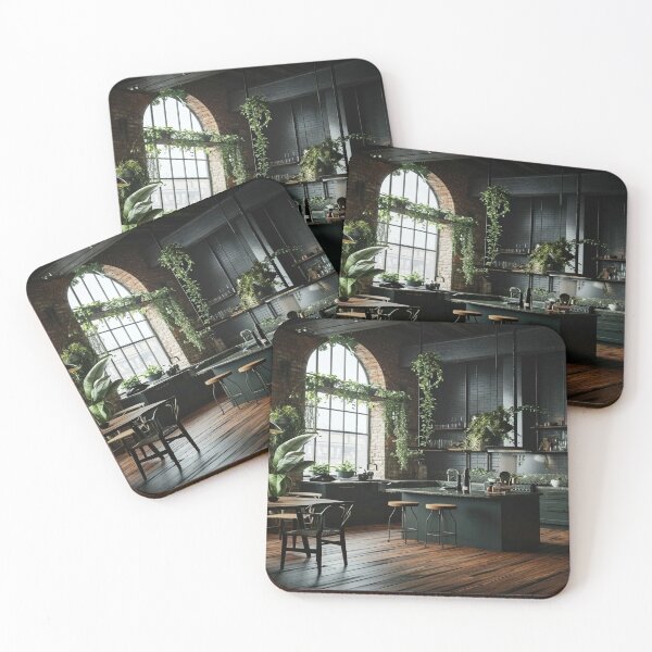Item preview, Tour through a Dark Green Industrial House designed and sold by benmyhree.
