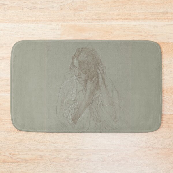 Item preview, Retrato de una niña con las manos en el pelo, de Alphonse Mucha. ALTA DEFINICIÓN designed and sold by MINDTHECHERRY.