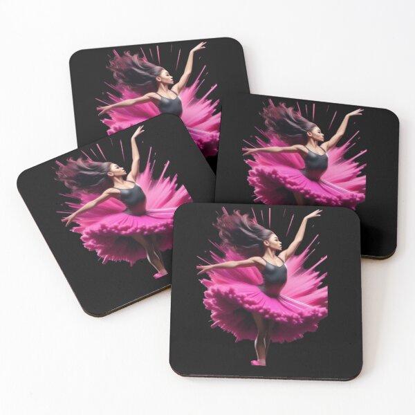 Item preview, Ballerina wearing pink sublimation digital download designed and sold by jrsigurl.