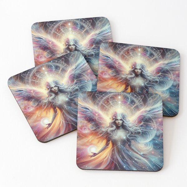 Item preview, Angel painted in Leonardo Style with Geo metrics  designed and sold by LeonardoRules.