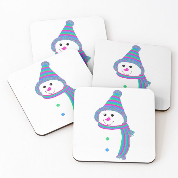 Item preview, Polysexual Pride Snowman Snowperson Pink Green Blue designed and sold by JoyfulJen.