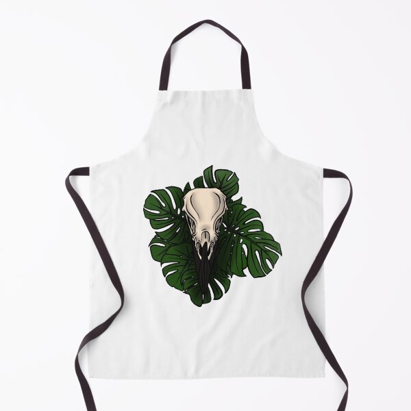 Item preview, Monstera Corvid Skull designed and sold by prettykokopuff.