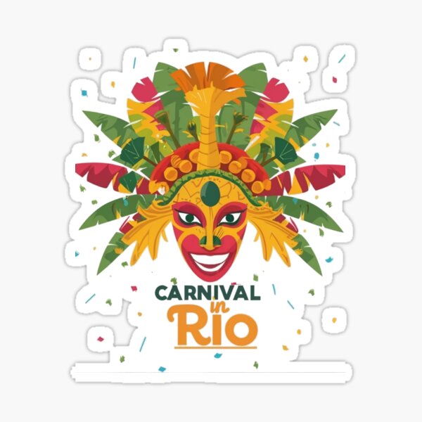 Brazilian Carnival Stickers for Sale - Fine Art America