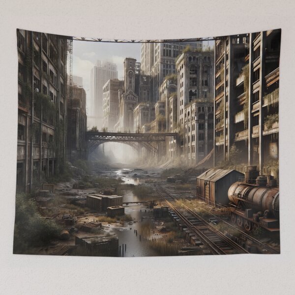 Item preview, Echoes of Silence: The Desolate Beauty of Abandonment designed and sold by ArtComixHaven.