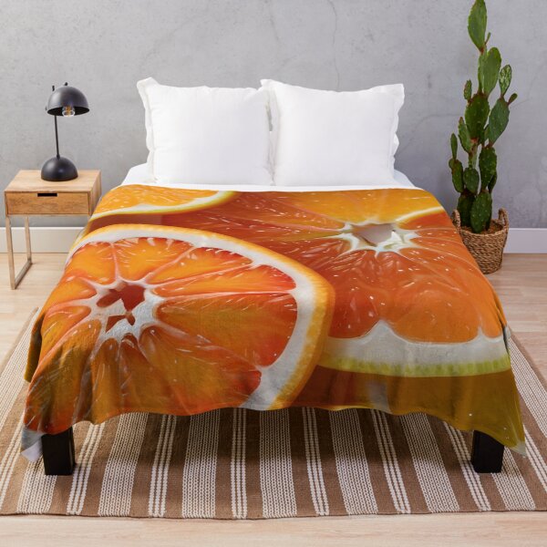 Aperçu de l'œuvre Sweet And Refreshing Oranges And Lemon Slices Pattern créée et vendue par TheArtOfPat.