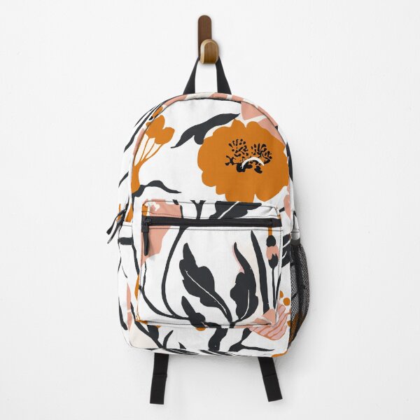 Item preview, Retro Flowers in Orange and Pink designed and sold by SamJanner.