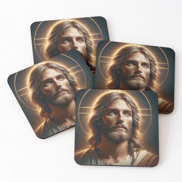 Item preview, Jezus painted in Leonardo da Vincy style designed and sold by LeonardoRules.
