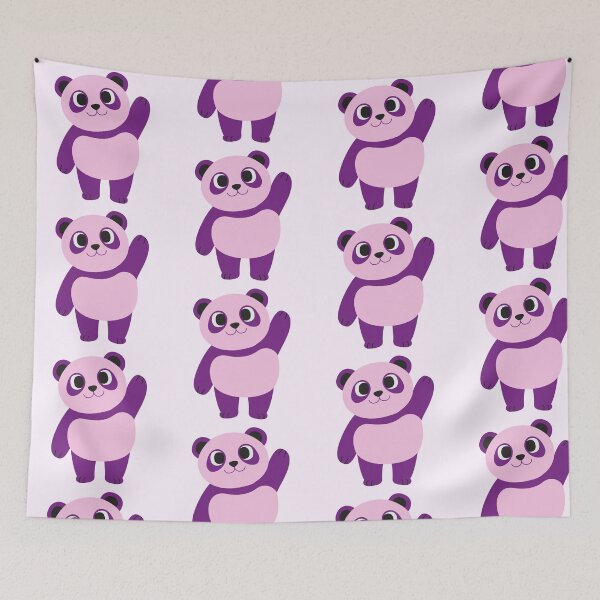 Item preview, Purple panda designed and sold by lollydesigned.