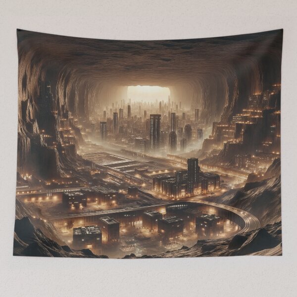 Item preview, Subterranean Awakening: A New Dawn in the Depths designed and sold by ArtComixHaven.
