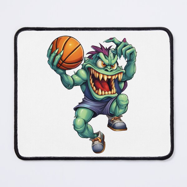 Item preview, Basketball Dunking Monster designed and sold by DoodleDreamShop.