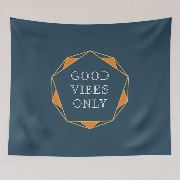 Item preview, Good Vibes Only in Dark Teal designed and sold by elliebart.