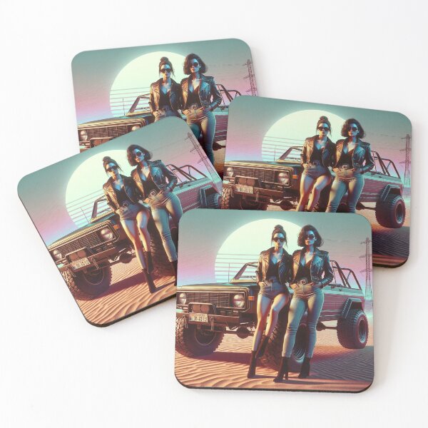Item preview, Retrowave Dreamgirls - Alexis and Jennifer designed and sold by Wolfey133.