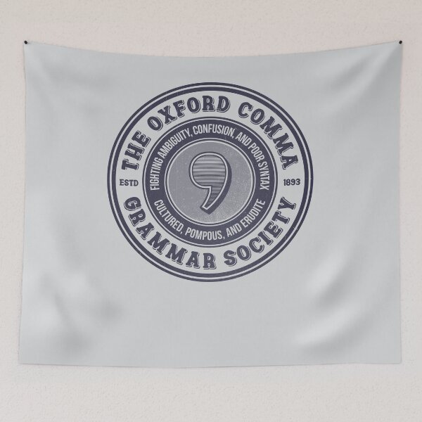 Item preview, The Oxford Comma Grammar Society designed and sold by kg07.