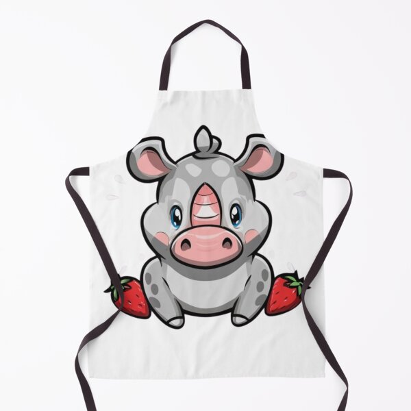 Item preview, ACNH Pink Merengue Strawberry Rhino designed and sold by RelaxMusic.