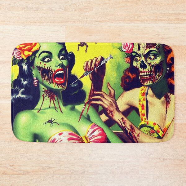 Item preview, Vintage Zombie Pin Ups designed and sold by PulpVintage.
