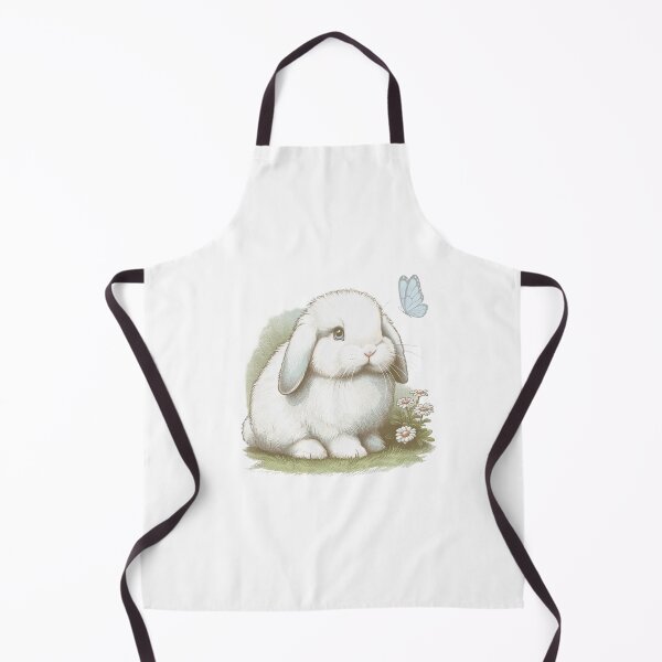 Artikelvorschau, Holland-Lop-Kaninchen (weiß) entworfen und verkauft von Atelier-Selene.