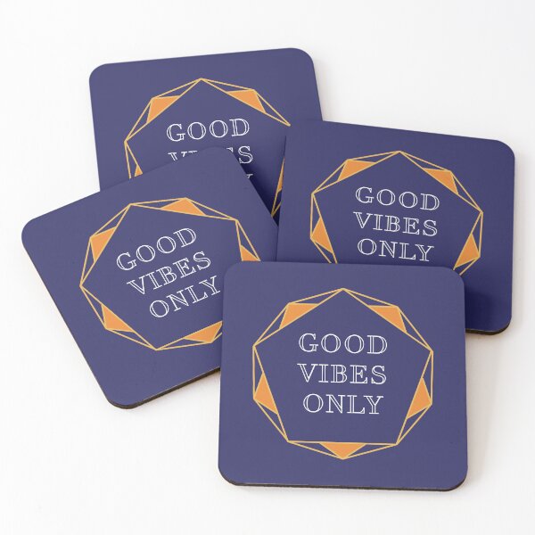 Item preview, Good Vibes Only in Blue designed and sold by elliebart.