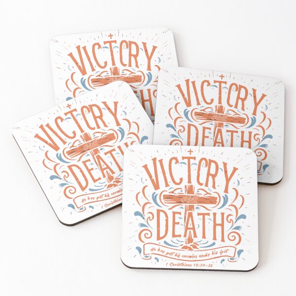 Item preview, Victory over Death - Resurrection Cross and Risen Christ Illustration, Easter Christian Faith Art designed and sold by HahaHandlesHub.