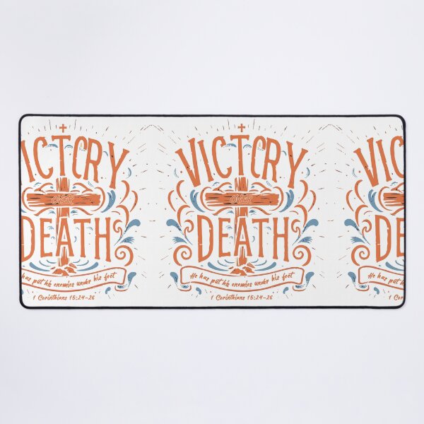 Item preview, Victory over Death - Resurrection Cross and Risen Christ Illustration, Easter Christian Faith Art designed and sold by HahaHandlesHub.