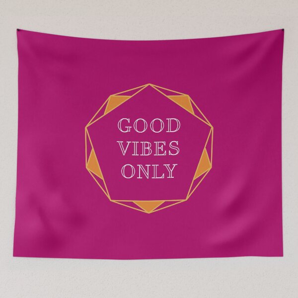 Item preview, Good Vibes Only in Hot Pink designed and sold by elliebart.