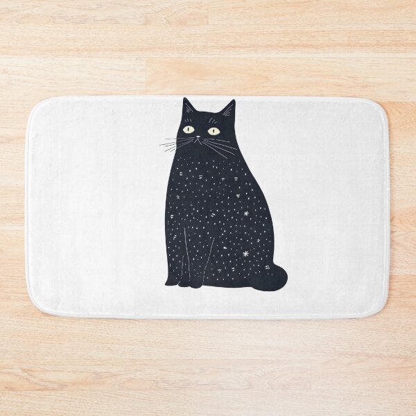 Item preview, Big black simple cat designed and sold by TheRealmWithin.