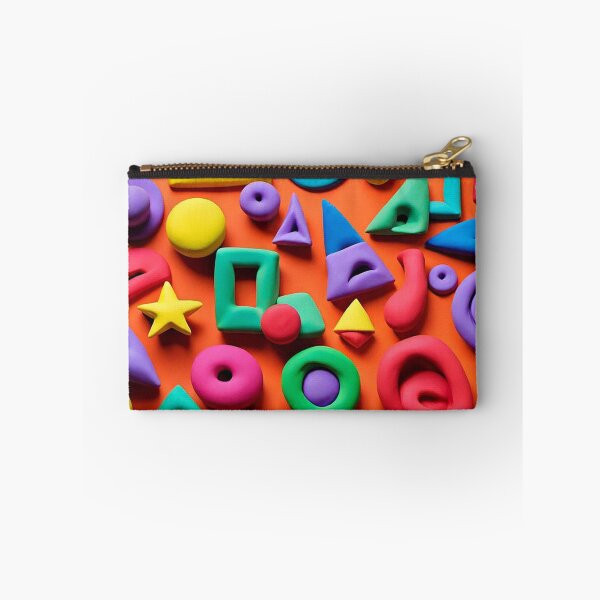 Item preview, Bright Colourful Shapes Made in Clay designed and sold by ComicJo.