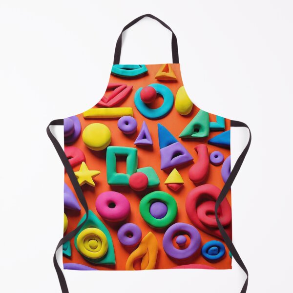 Item preview, Bright Colourful Shapes Made in Clay designed and sold by ComicJo.