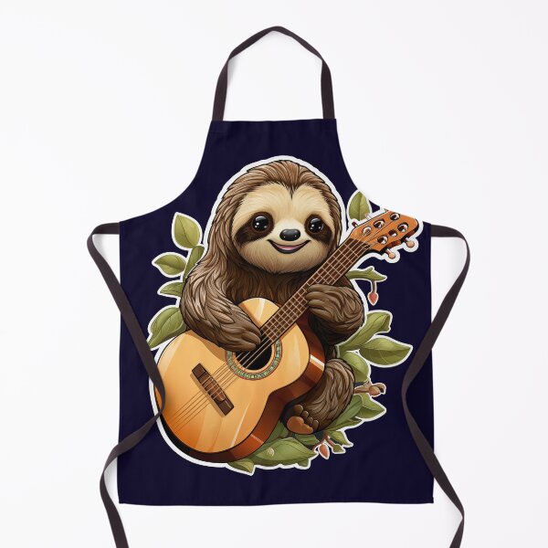 Item preview, Sloth Playing Guitar designed and sold by prissipix.
