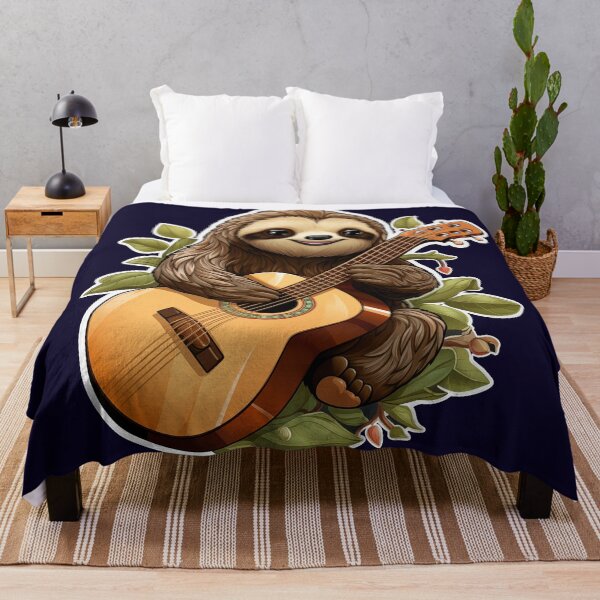 Item preview, Sloth Playing Guitar designed and sold by prissipix.