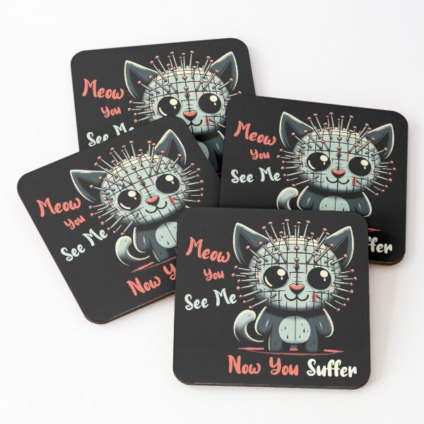 Item preview, Meow You See Me, Now You Suffer Cute Pinhead Cat designed and sold by shypixels.