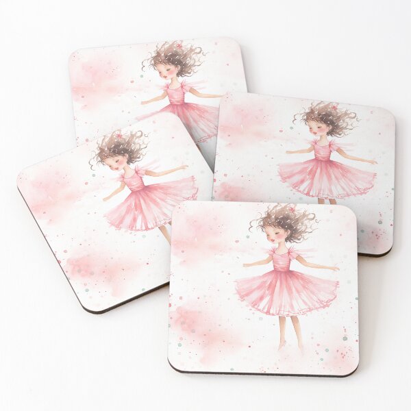 Item preview, Little Balerina Print #3 designed and sold by thegirlyshoppe.
