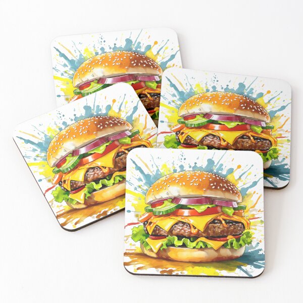 Item preview, Cheeseburger Art designed and sold by drawbey.