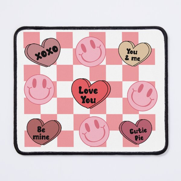 Item preview, retro valentine's day checkered hearts designed and sold by PERsonalthreads.