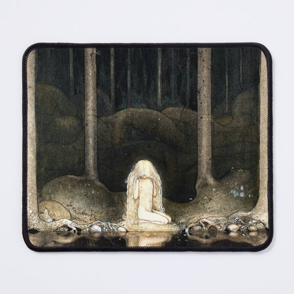 Item preview, Leap the Elk and Little Princess Cottongrass - John Bauer designed and sold by forgottenbeauty.